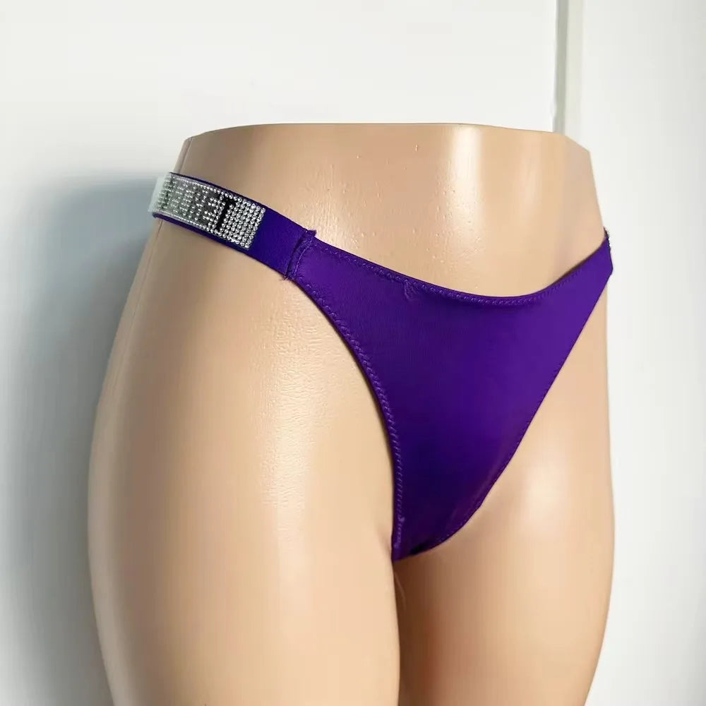 3PCS Victoria's Secret Lace Thongs Woman Comfortable Breathable Panty High Waist Women Underwear Sexy Lingerie Panties Seamless