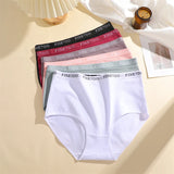 4Pcs S-XXL Cotton High Waist Underpants Women's Seamless High Elastic Belt Panties Comfortable Sports Briefs Breathable Lingerie