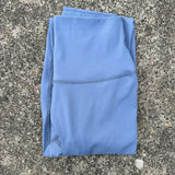 Solid Color Back Waist Pocket High Waist Yoga Legging Women Sport Cropped Pants Butter Athletic Gym Comprehensive Training Jog