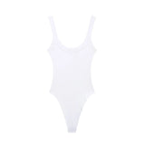 Skinny Ribbed Bodysuits for Women, O Neck, Straps, Snap-Button, Female Playsuits, Sexy Fashion