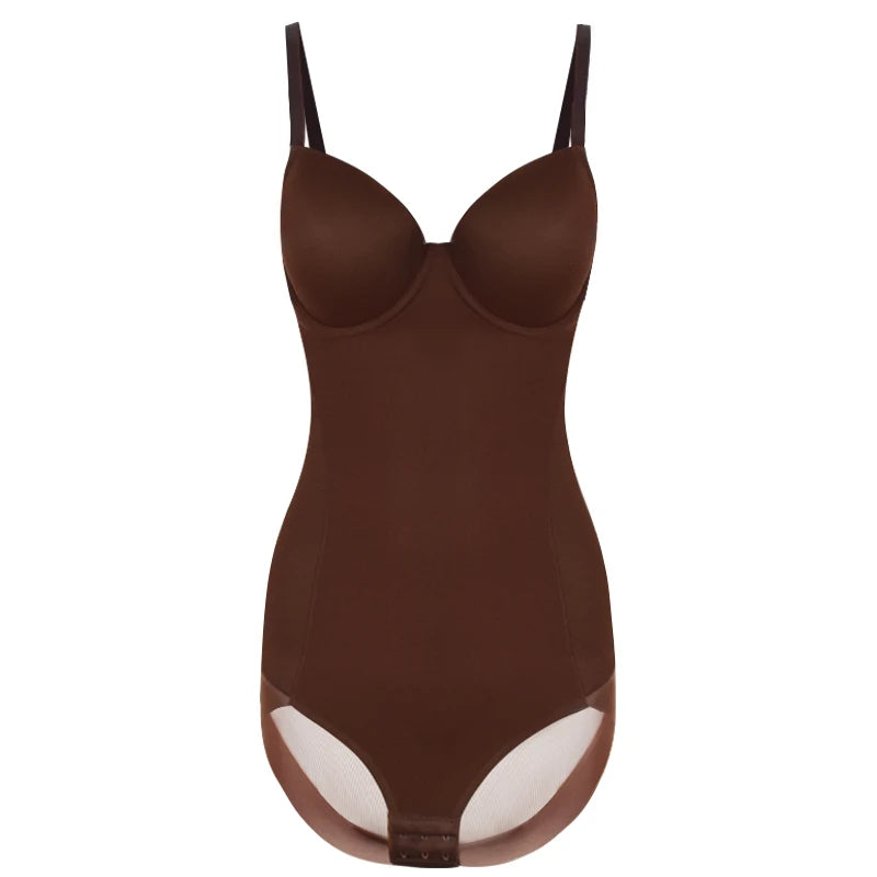 Bodysuit Women Shapewear Body Shaper With Cup Compression Bodies Belly Sheath Waist Trainer Reductive Slimming Underwear