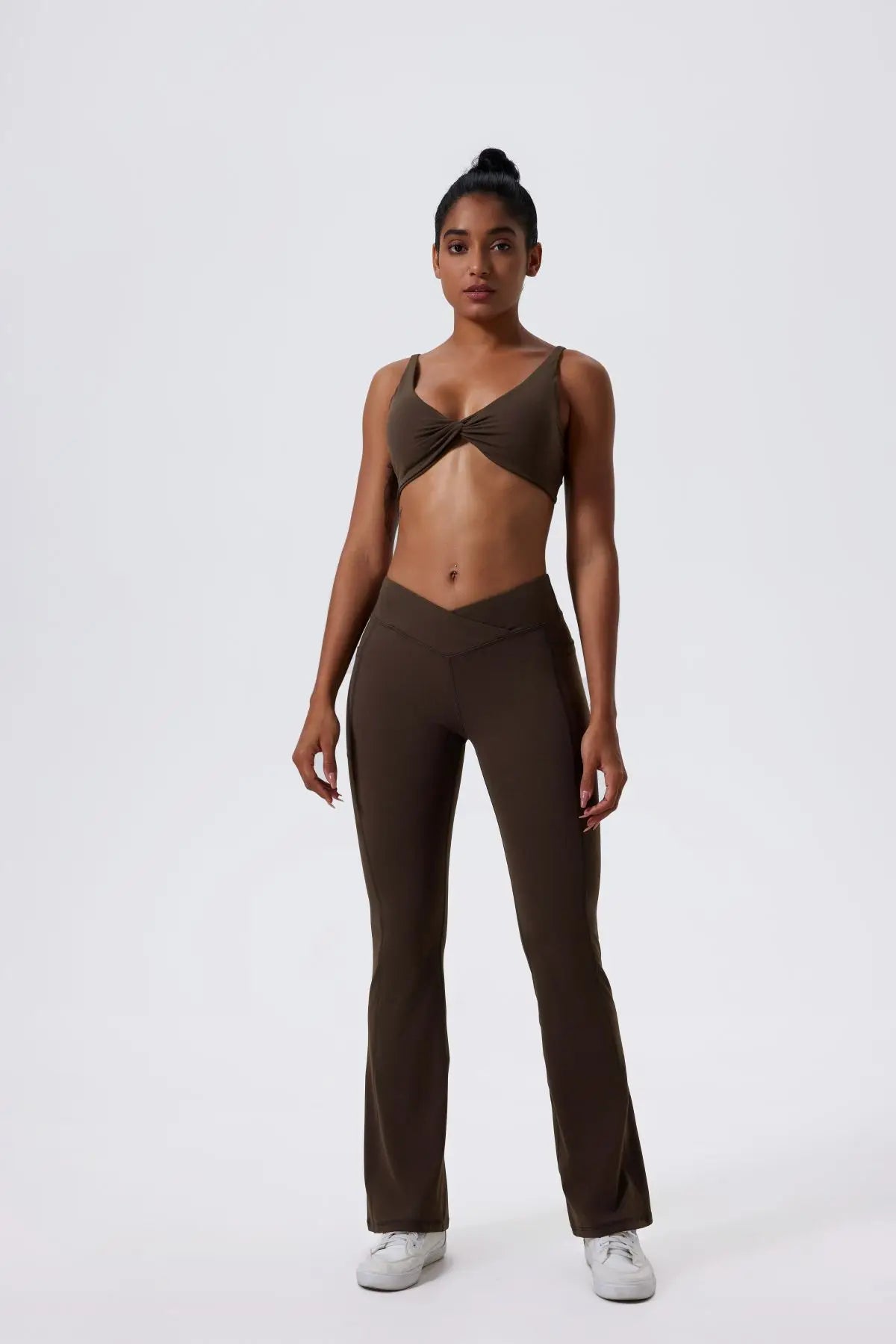 New Summer Women's Push-Up Sports Bra Breathable Soft Yoga Workout Top Backless Fitness Crop Gym Underwear Woman’s Crop Top