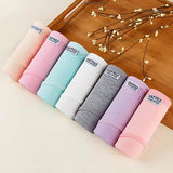 7Pcs Women's Underwear Girls Cotton Panties Sexy Briefs Breathable Soft Lingerie Female Cute Solid Color Underpants Plus Size