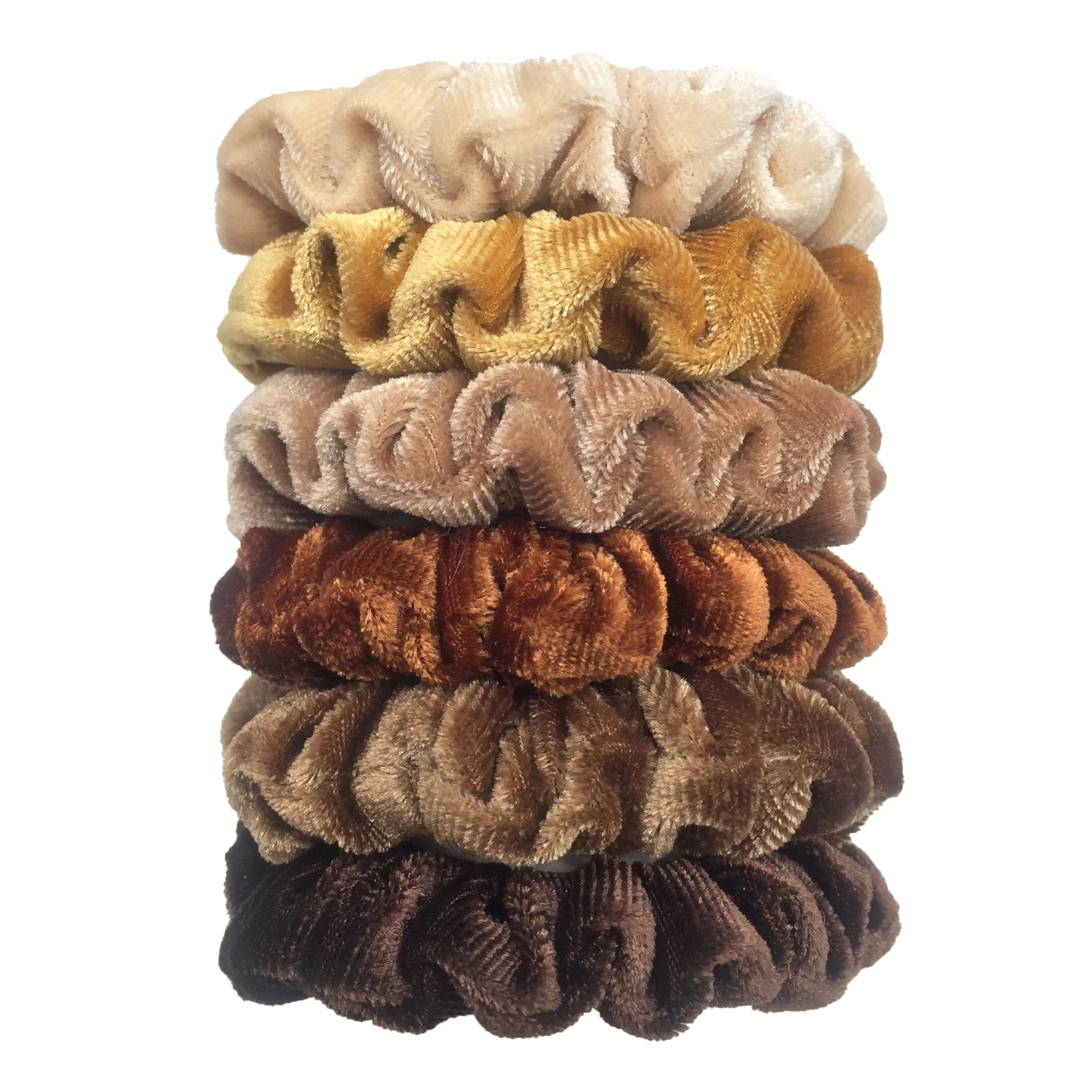 24/50/6pcs Scrunchies Women Velvet accessoires for boutique Cute Leopard High Quality Elastic Headwear Ponytail Hair Tie