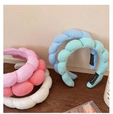 Fashion Sponge Headband For Women Hair Accessories Multifunction Head Band For Face Washing Makeup Removal Shower Hair Band