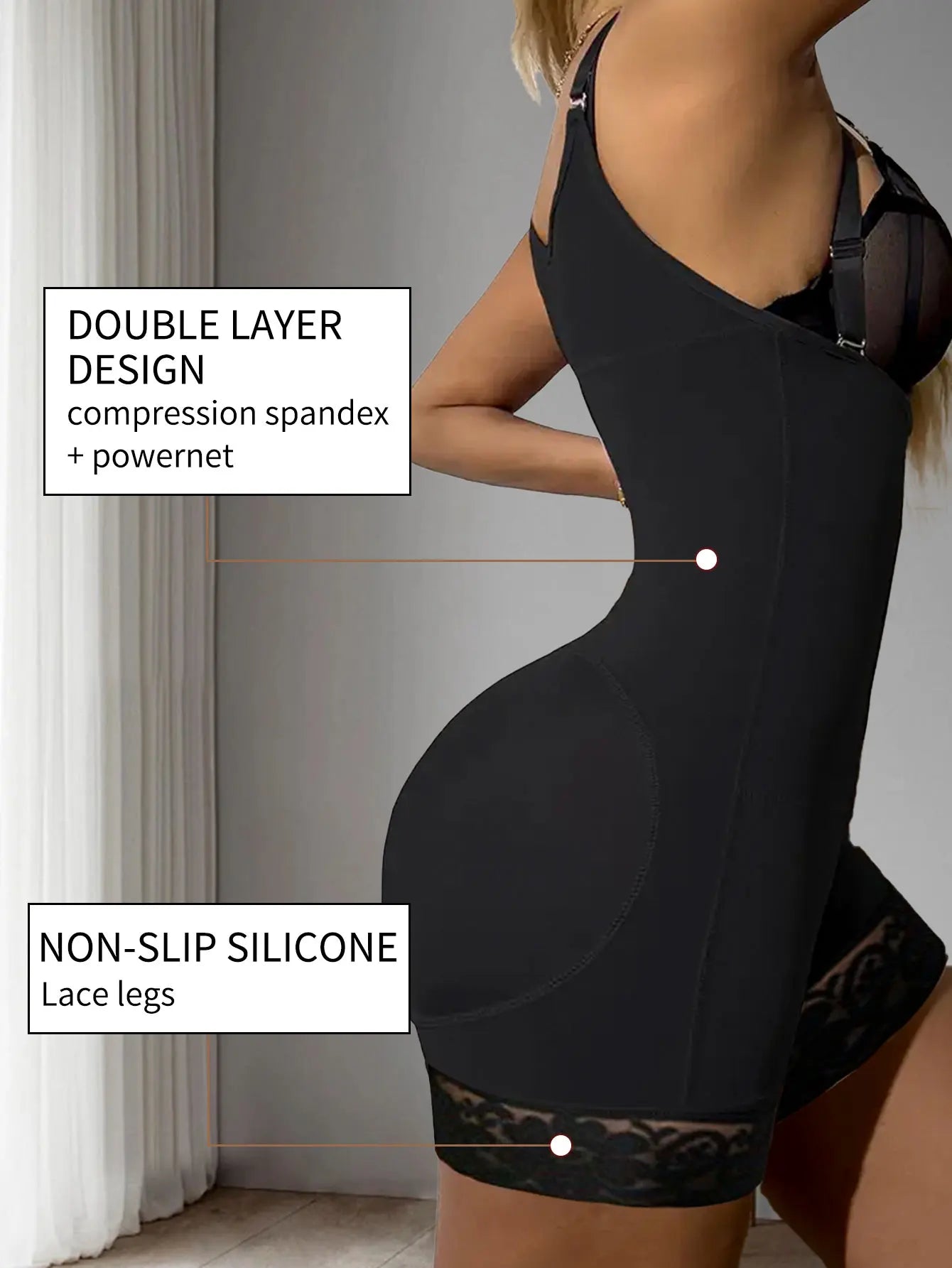 Women Postpartum Girdles High Compression Body Shaper Slimming For Women Sexy Underwear Push Up Bodysuit