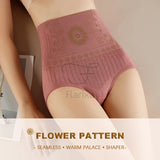 Flarixa High Waist Seamless Shaping Briefs Slimming Panties Women Faja Postpartum Abdominal Pants Body Shaper Underwear Slimmer