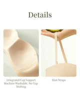 SUJIIN Summer Invisible Strapless Bras for Women Seamless Wireless Push Up Bra Lady Tube Top Supportive Bralettes Woman MX388