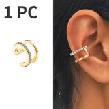 EVISPOL 1Pc Hot Sale Cute Metal Leaf Earcuff Clips On Earring for Women Fake Piercing Cartilage Earrings Ear Ring Without Hole