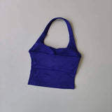Halter Yoga Vest, Shockproof Running Sports, High-Strength Sports Underwear, Fitness, Pilates Suspender, Beautiful Back, Autumn