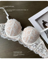 Women 1/2 Cup Lace Bra Sexy Floral Underwire Underwear Ladies Push Up Bras Female Comfortable Bra Half Cup Brassiere Lingerie