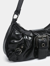 2024 spring hot selling Maillard style retro style small bag spicy girl Y2K wasteland style vintage leather shoulder armpit bag
