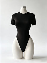 Women's High-Quality Backless Bodysuit Basic Solid Color Comfortable Fit Underwear