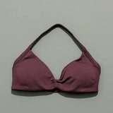 HISTELLO Impact Strappy Bra Women Seamless Gym Underwear High Support Halter Sexy Sports Clothing Push-up Yoga Workout Tank Top