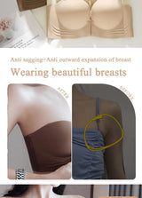 FINETOO Front Closure Sexy Push Up Bra Women Invisible Bras Underwear Lingerie For Female Brassiere Strapless Seamless Bralette