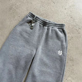 High Waist Autumn Drawstring Zipper Sweatpants Solid Color Casual High Street Hip-Hop Rap Y2K Style Trousers
