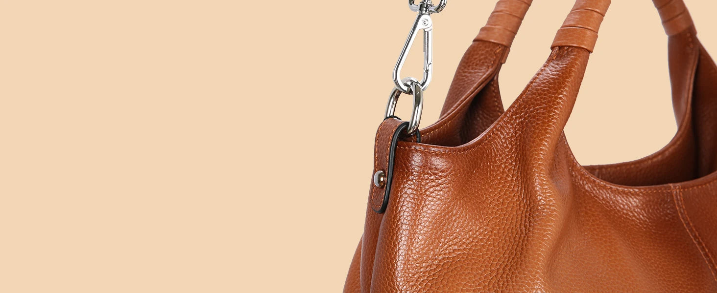 Genuine Leather Shoulder Bags and Quiet Luxury Handbags for Women Purses Designer Cross Body Hobo Medium Size Tote Bags